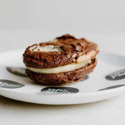 Mini Double Chocolate Chip Cookie Sandwich