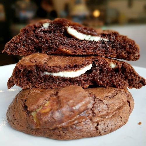 Mini Double Chocolate Cookies
